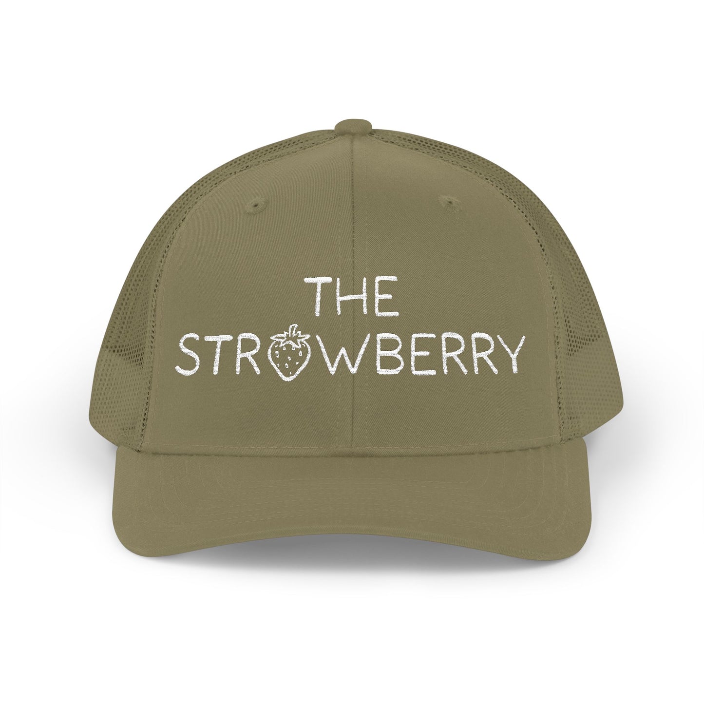 THE STRAWBERRY Logo Trucker Hat (Embroidered)